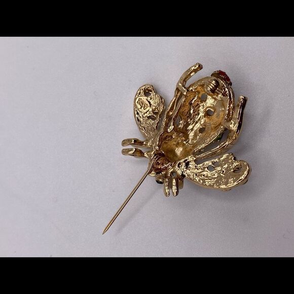 Joan Rivers Purple Orchid Bee Pin - Picture 6 of 8